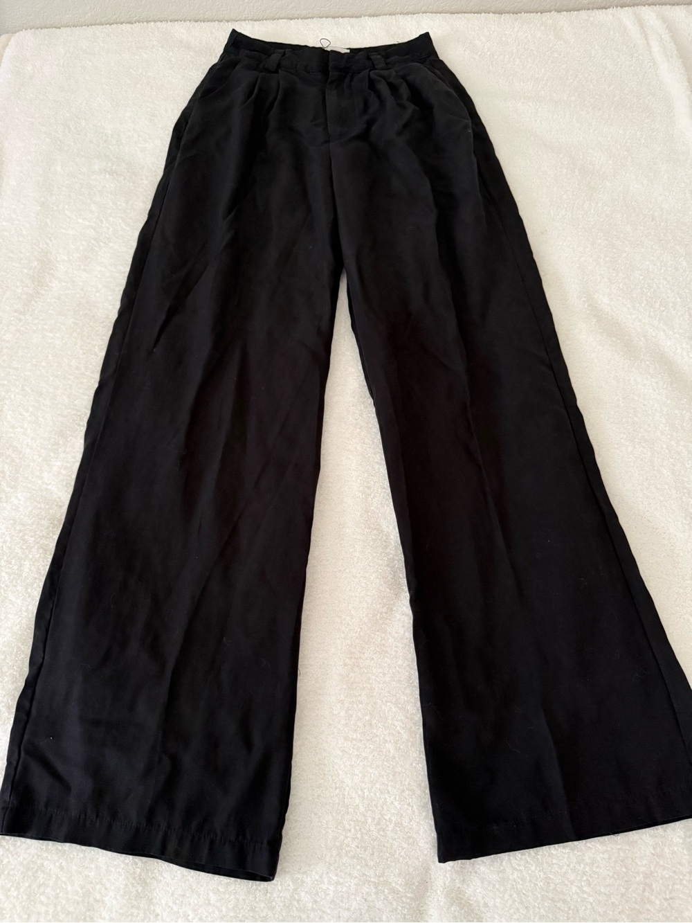 DISSH Black Wide Leg High-Rise Pants